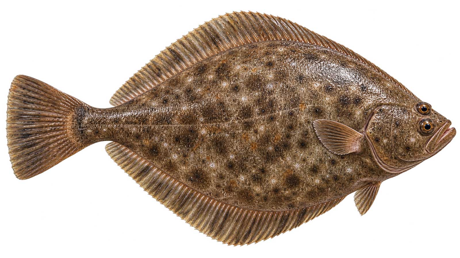 鰈魚完整魚體展示