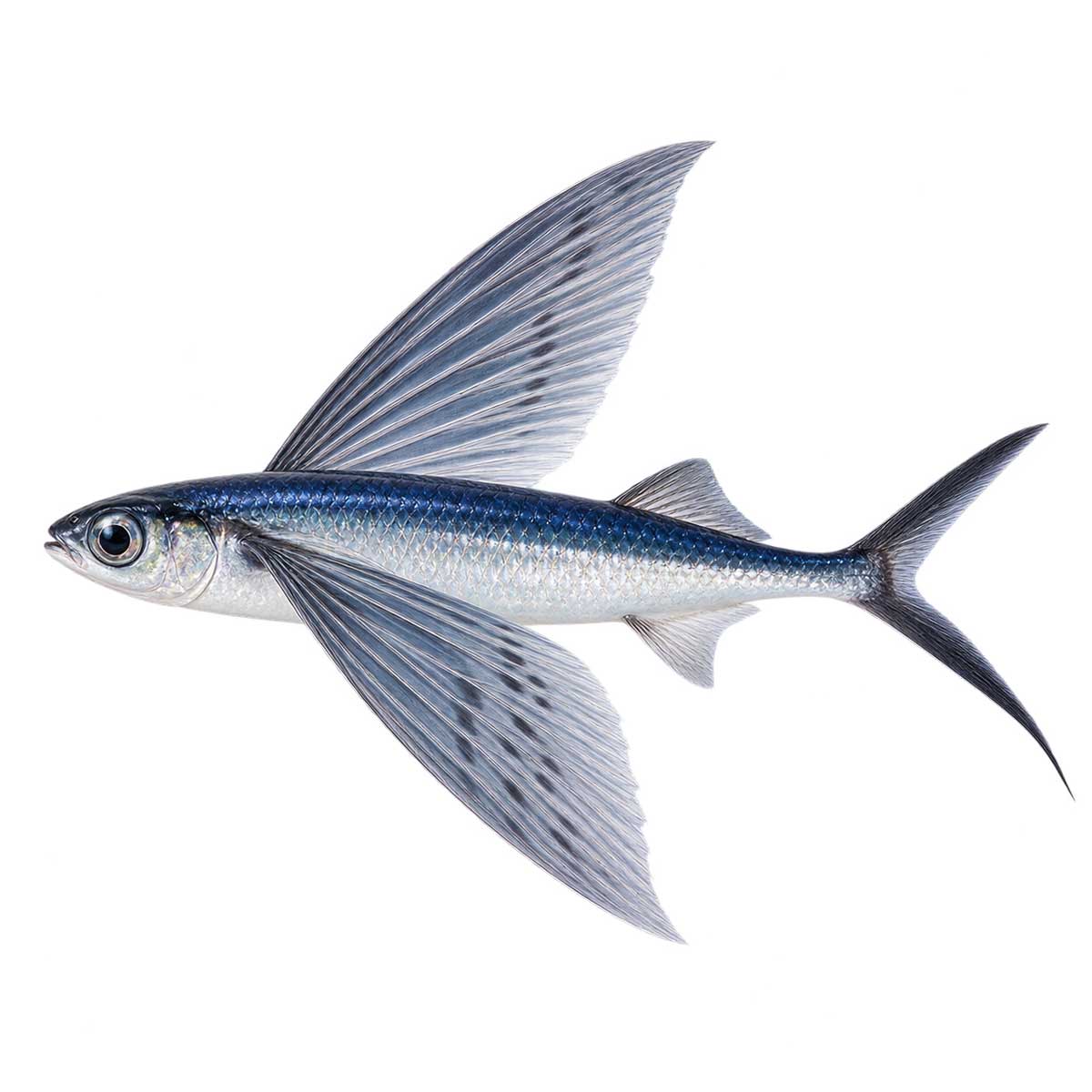 飛魚完整魚體展示