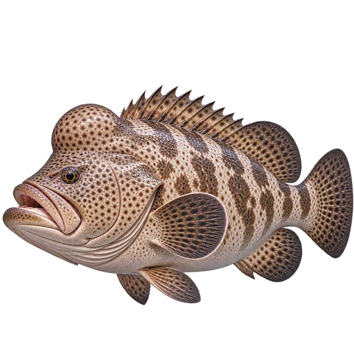 老鼠斑完整魚體展示