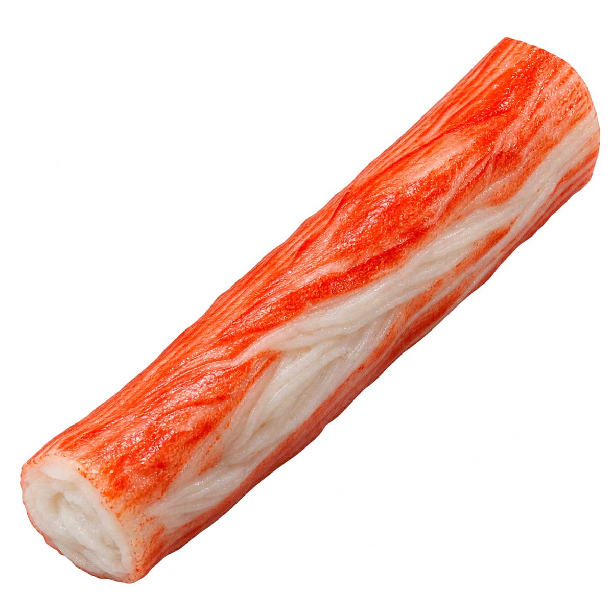 紅白相間蟹味棒魚漿製品外觀