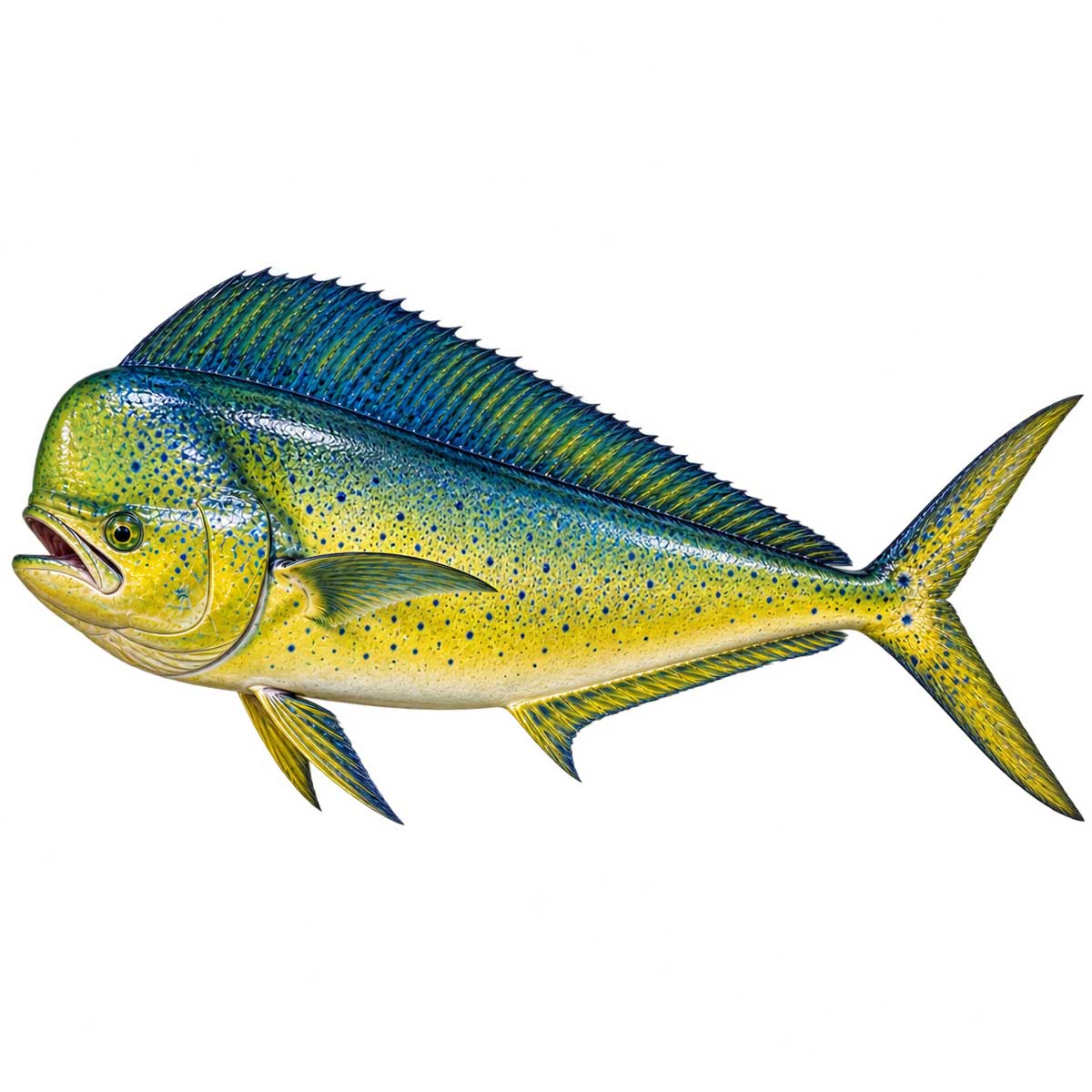 鬼頭刀完整魚體展示
