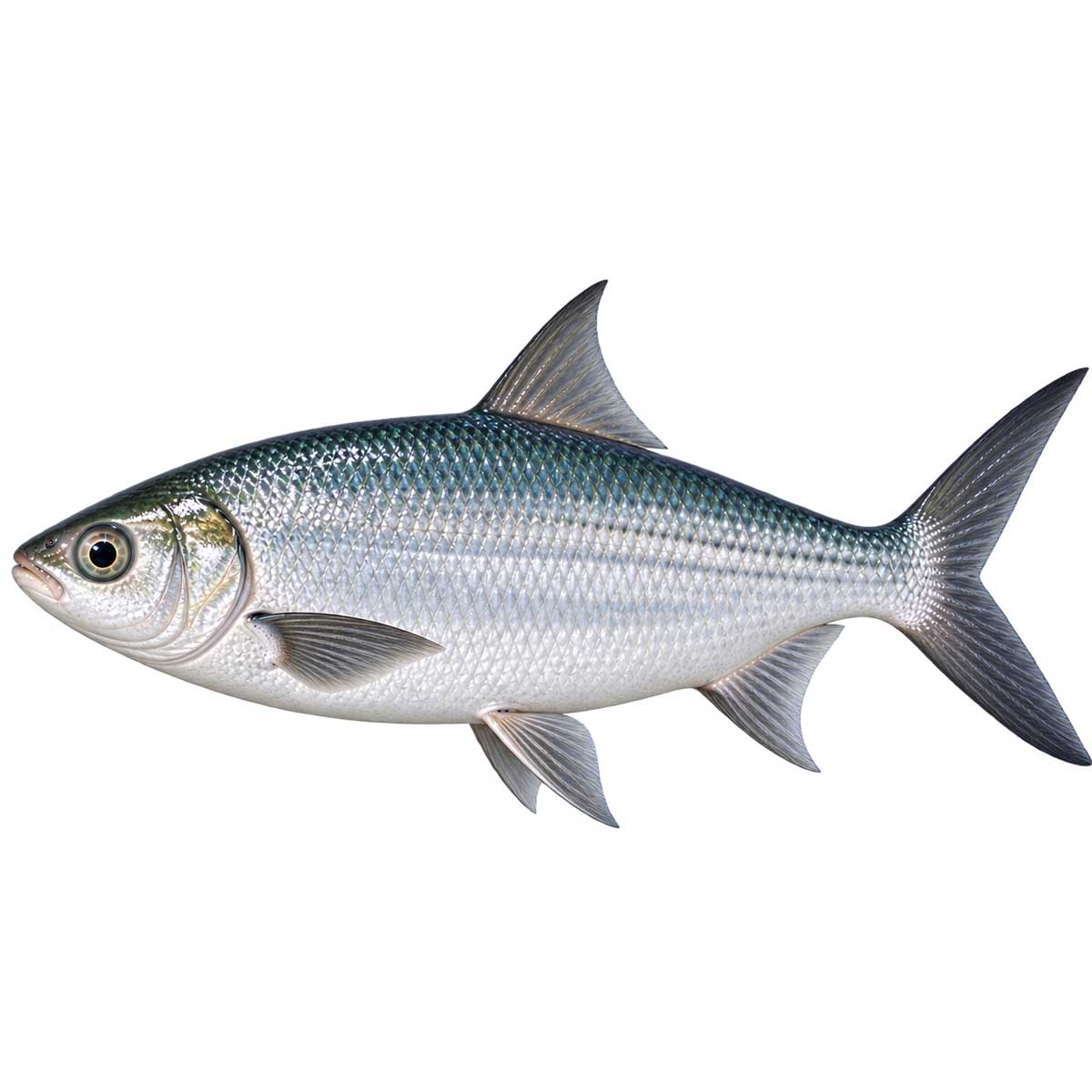 虱目魚完整魚體展示
