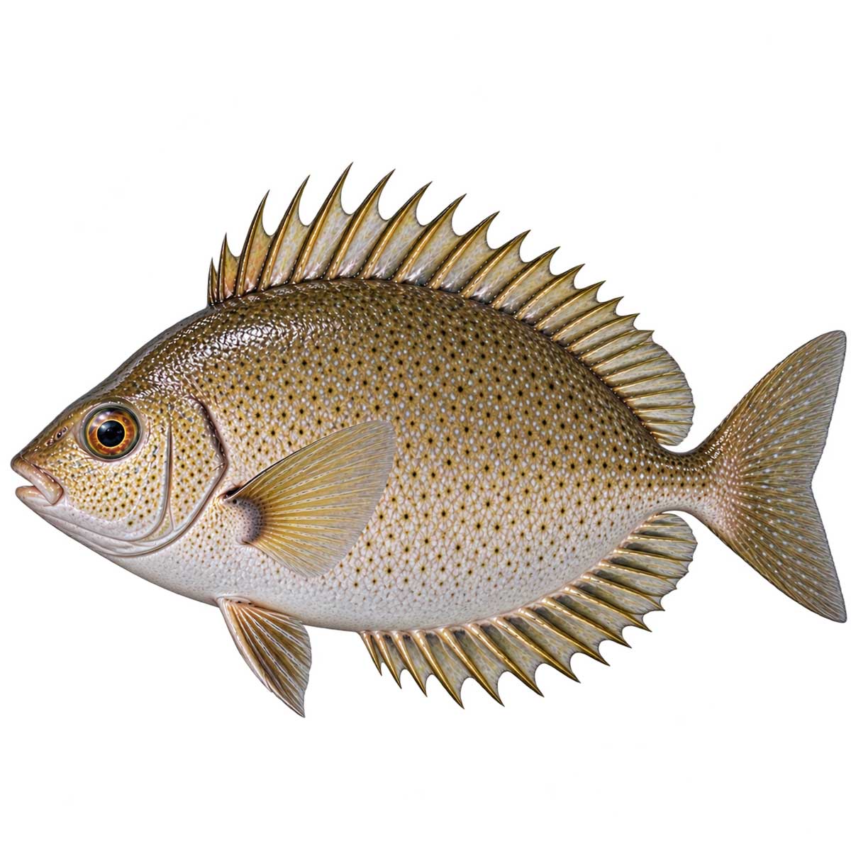 臭肚魚完整魚體展示