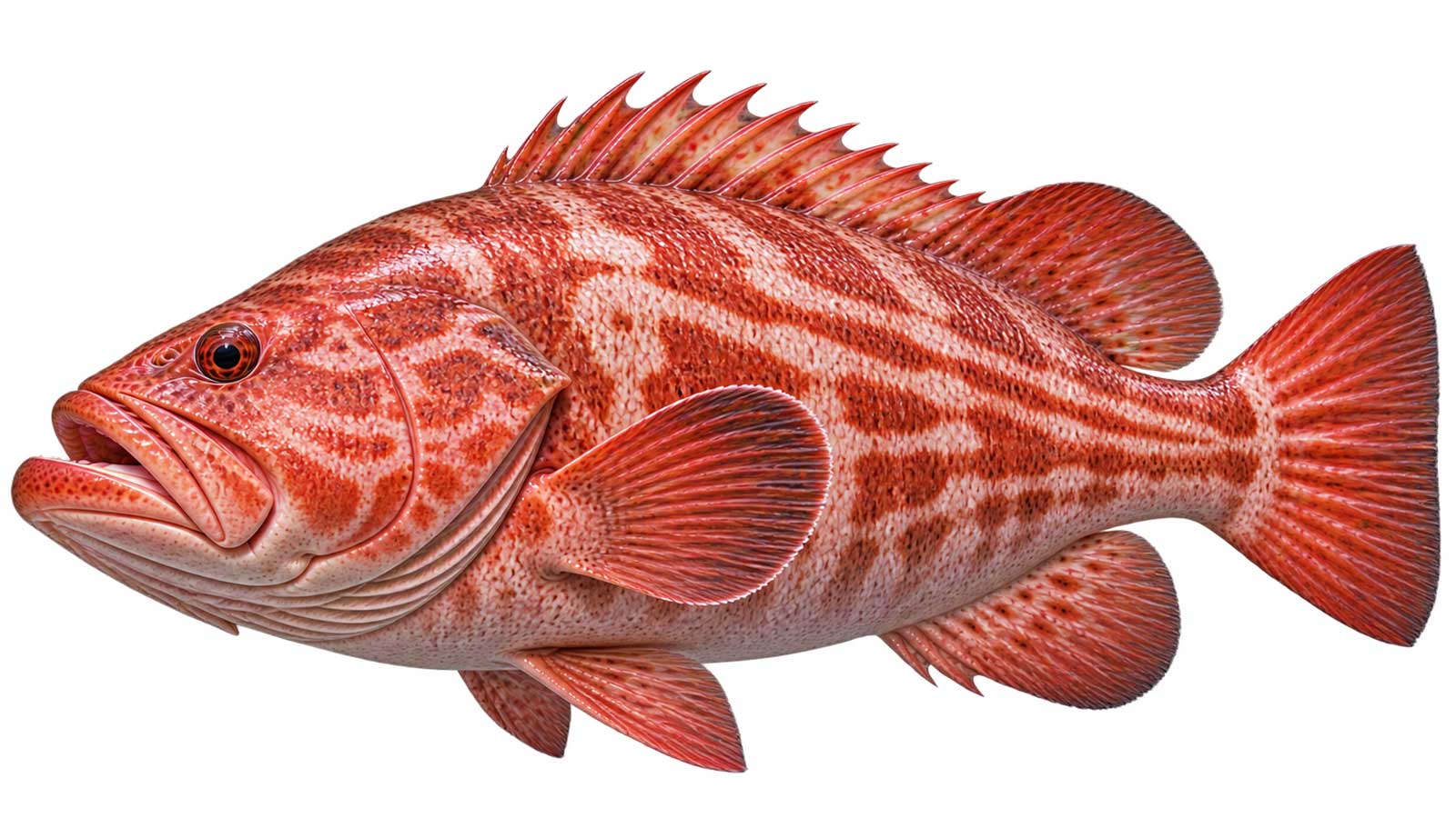 紅條完整魚體展示
