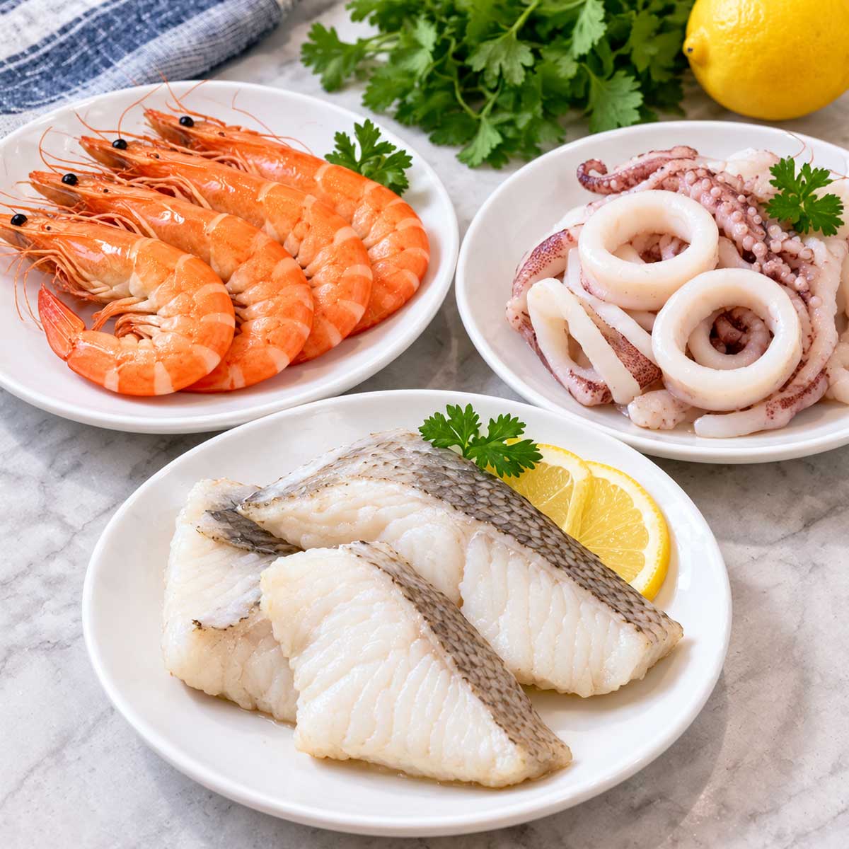 海鮮煮多久料理處理示意圖