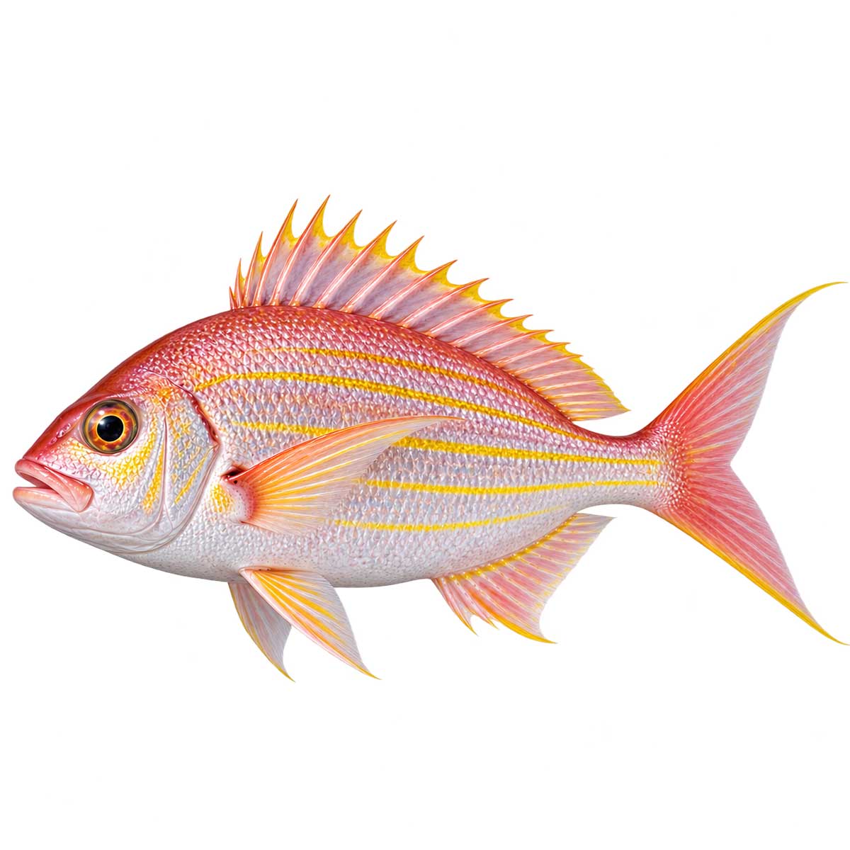 金線魚完整魚體展示